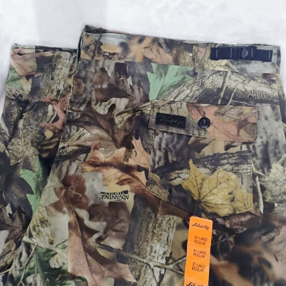 Liberty Mens Realtree Hardwoods Camo Cargo Hunting Pants 3XL Regular NEW X